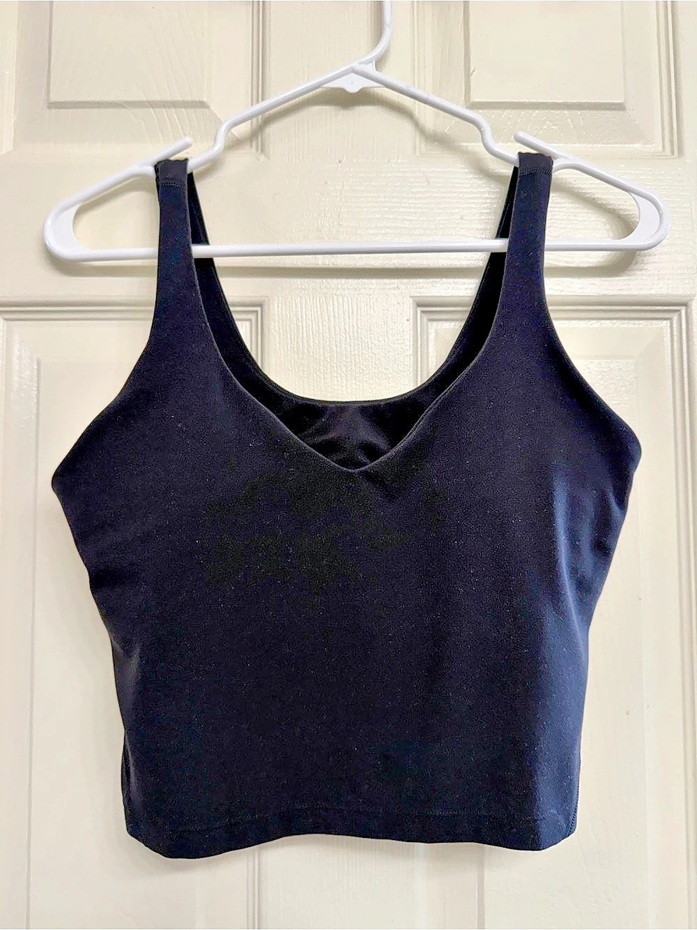 lululemon Align Waist-Length Racerback Tank Top Black Size 10